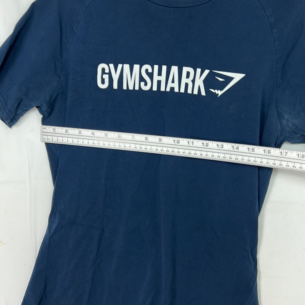 #0642 Gymshark Plain Blue T-Shirt | Size: M - Picture 2 of 5